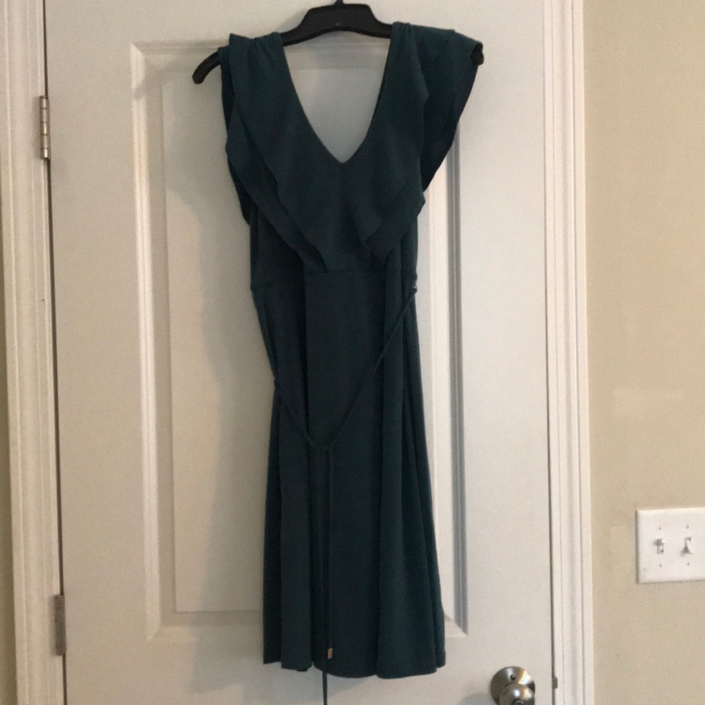 Green maternity dress